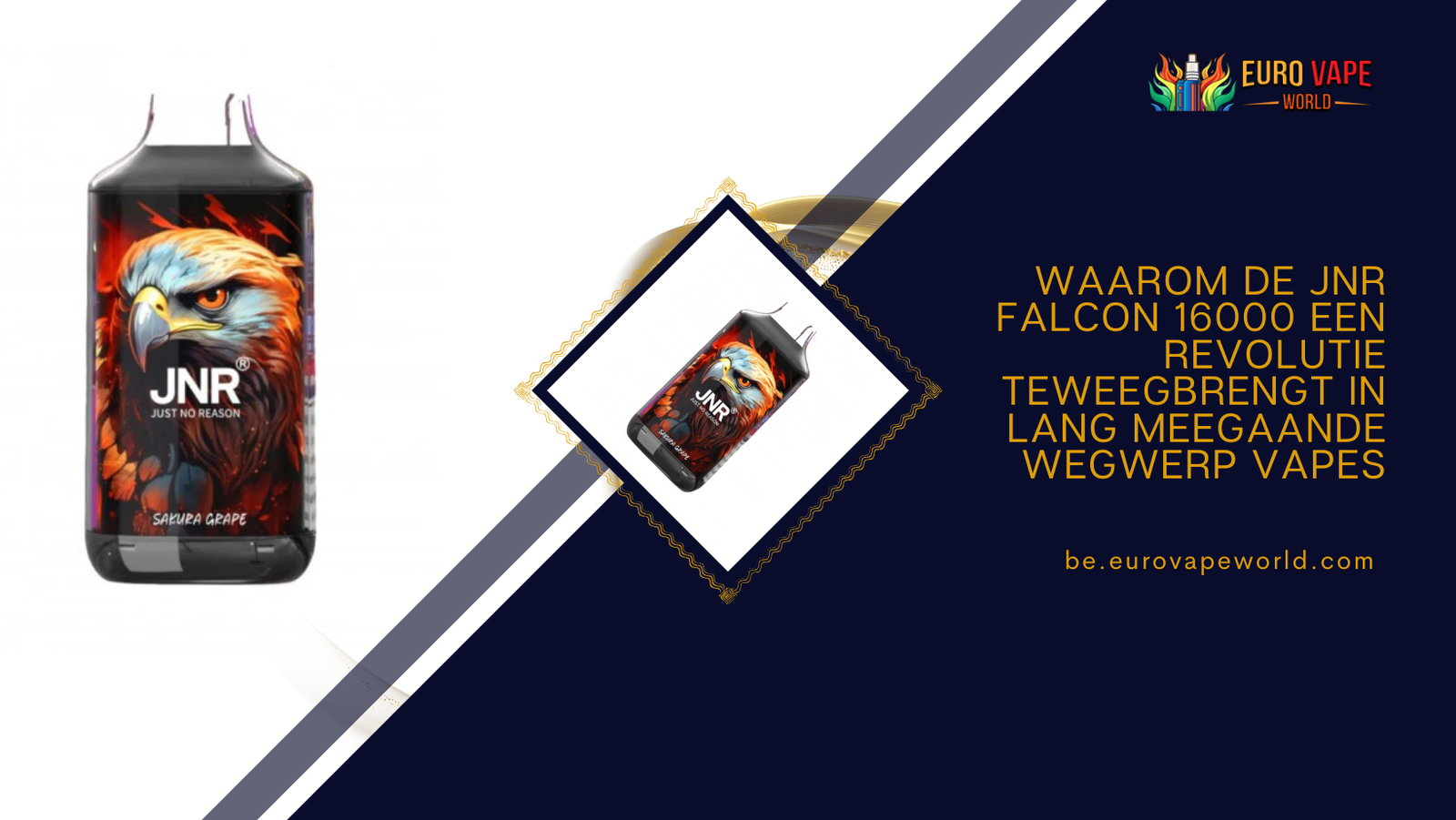 Waarom de JNR Falcon 16000 een revolutie teweegbrengt in lang meegaande wegwerp vapes